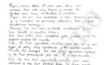 La conmovedora carta de suicidio de un niño de 11 años