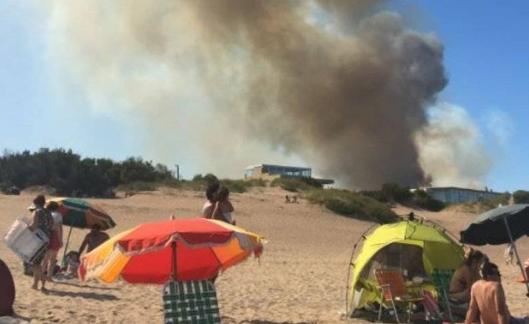 Importante incendio forestal en Villa Gesell Importante incendio forestal en Villa Gesell | El Destape