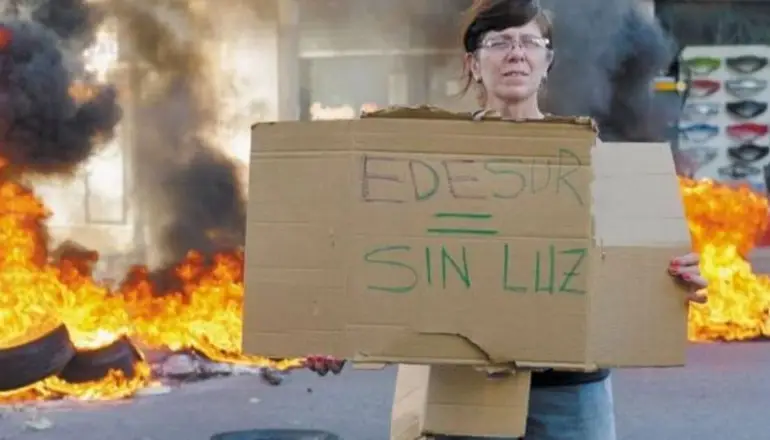 Edesur, cortes de luz