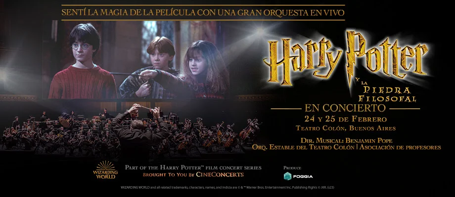 Harry Potter y la Piedra Filosofal en el Teatro Colón.