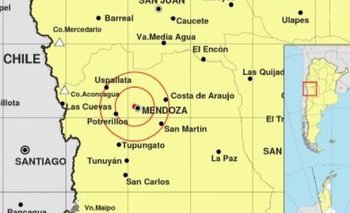Un fuerte temblor sacudió Mendoza: que zonas afectó | Mendoza