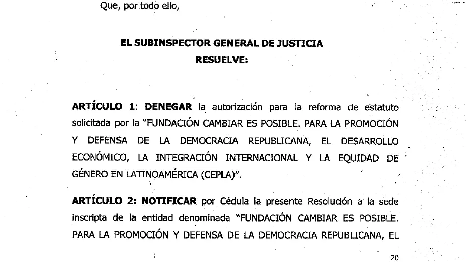 La IGJ rechazó la inscripción de la Fundación Mauricio Macri