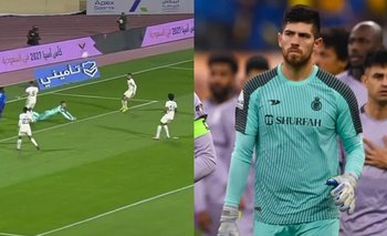 El error de Agustín Rossi en el Al-Nassr que terminó en gol del rival | Fútbol internacional