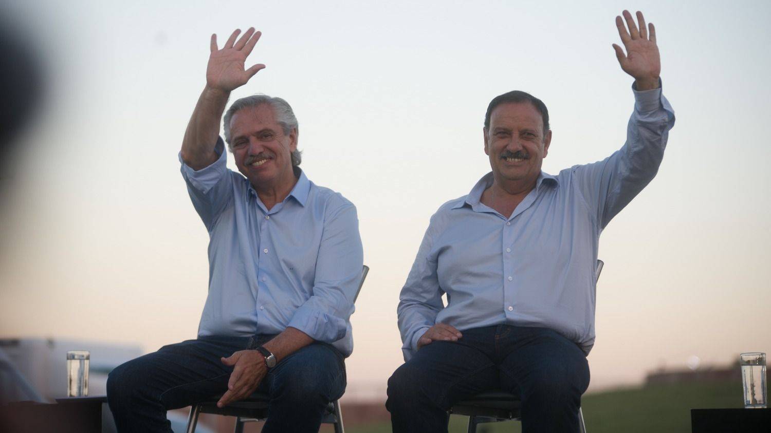 El Presidente con Quintela