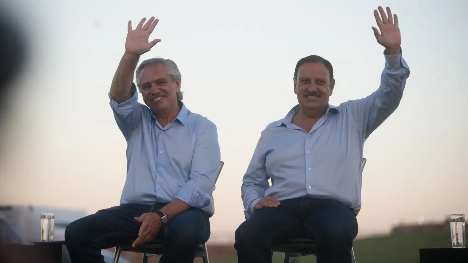 El Presidente con Quintela
