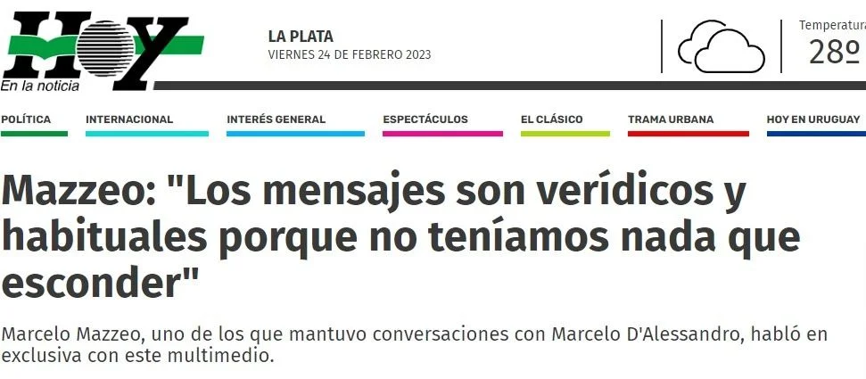 Los documentos que confirman el contenido de los "nuevos" presuntos chats filtrados