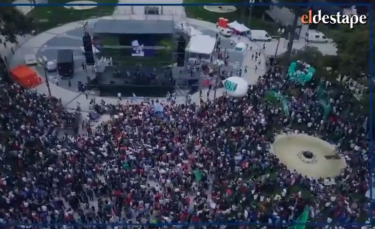 La masiva marcha por el día de la Memoria, desde el drone de El Destape La masiva marcha por el día de la Memoria, desde el drone de El Destape | El Destape