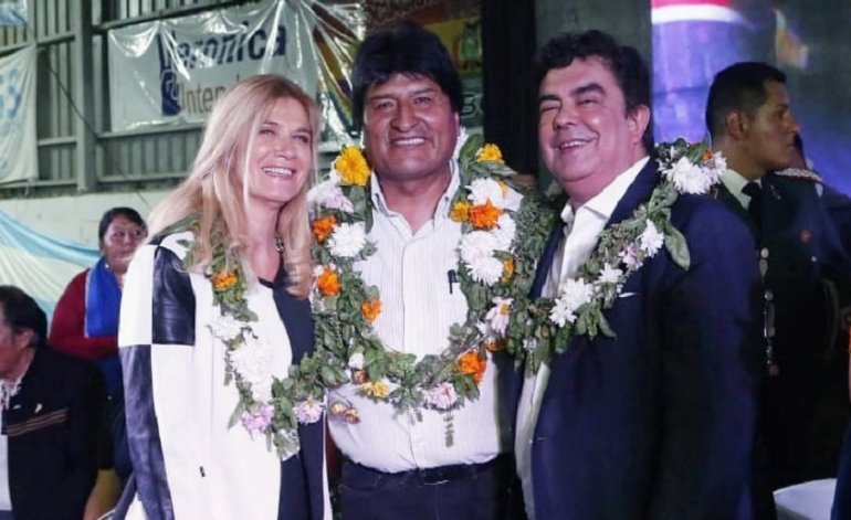 Magario y Espinoza recibieron a Evo Morales como visitante ilustre de La Matanza Magario y Espinoza recibieron a Evo Morales como visitante ilustre de La Matanza | El Destape