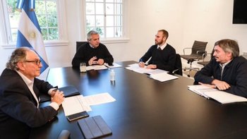 Alberto se reunió con Máximo por el impuesto a las fortunas | Alberto fernández