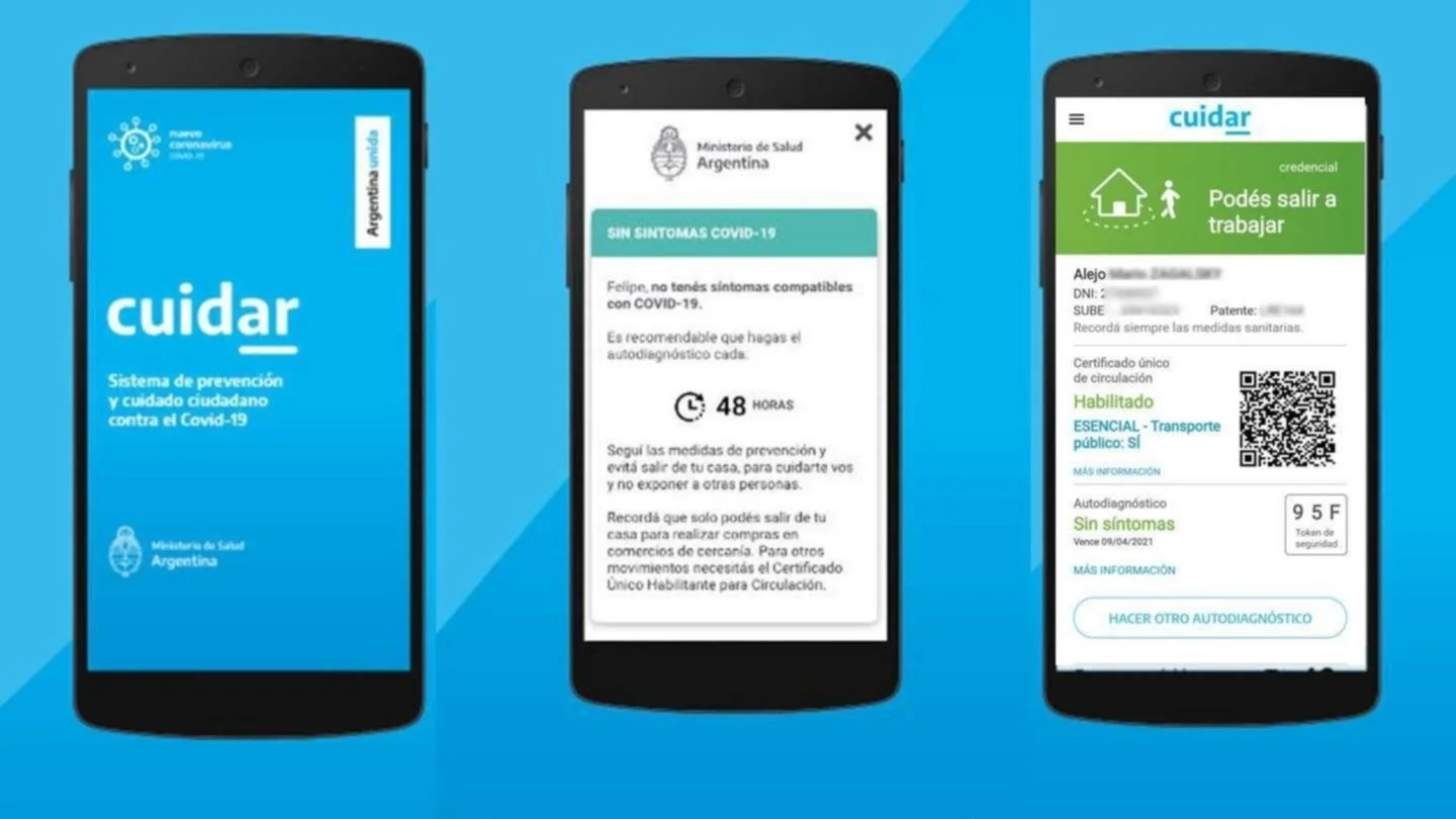Permiso para circular, la App Cuidar