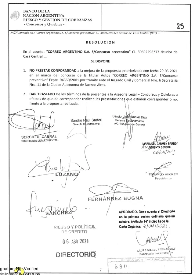 macri, deuda, correo, quiebra, jueza, dnu