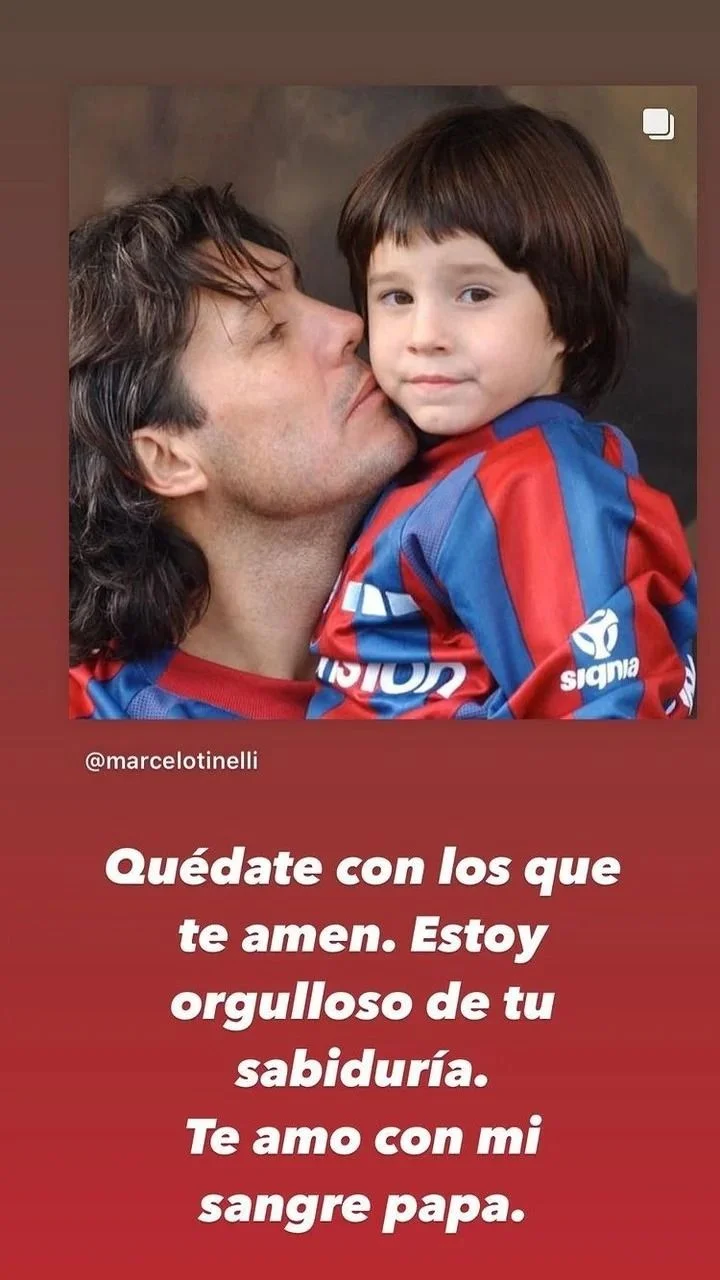 Durísimo descargo del hijo de Tinelli contra los hinchas de San Lorenzo: "Memoria"