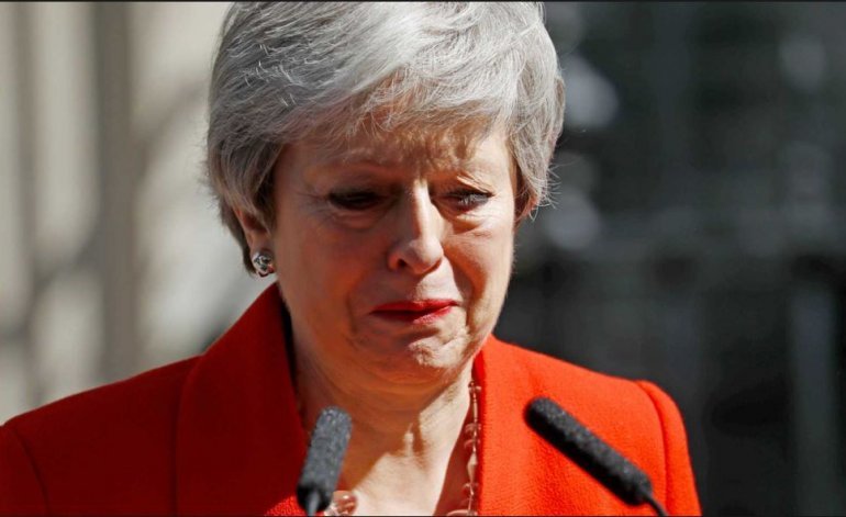 Reino Unido: entre lágrimas, Theresa May renunció como Primera Ministra tras el fracaso del Brexit Reino Unido: entre lágrimas, Theresa May renunció como Primera Ministra tras el fracaso del Brexit | El Destape