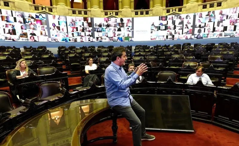 El Senado sesionará de forma virtual el 13 de mayo y Diputados se alista para el debate remoto