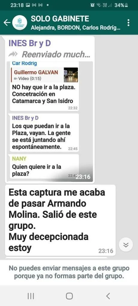La Rioja: funcionaria municipal dejó mal parada a la intendenta por chats que llamaban a violar las restricciones | El Destape