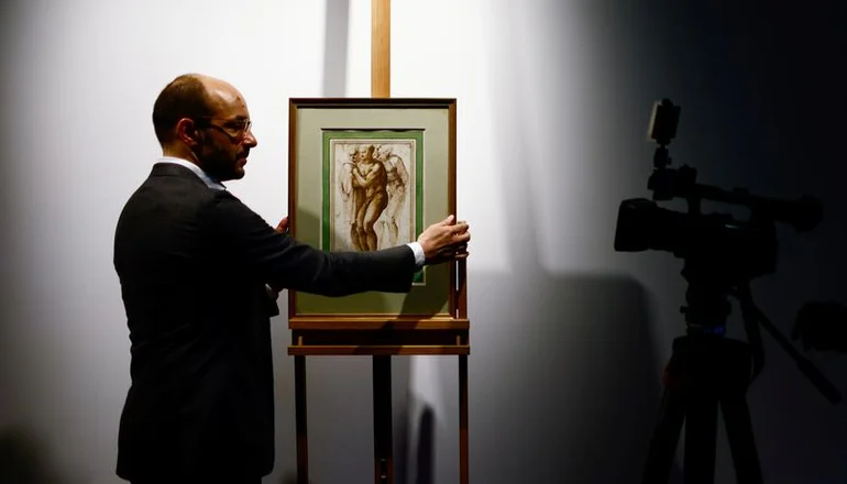 Un dibujo en tinta de Miguel Ángel alcanza 23 millones de euros en subasta en París