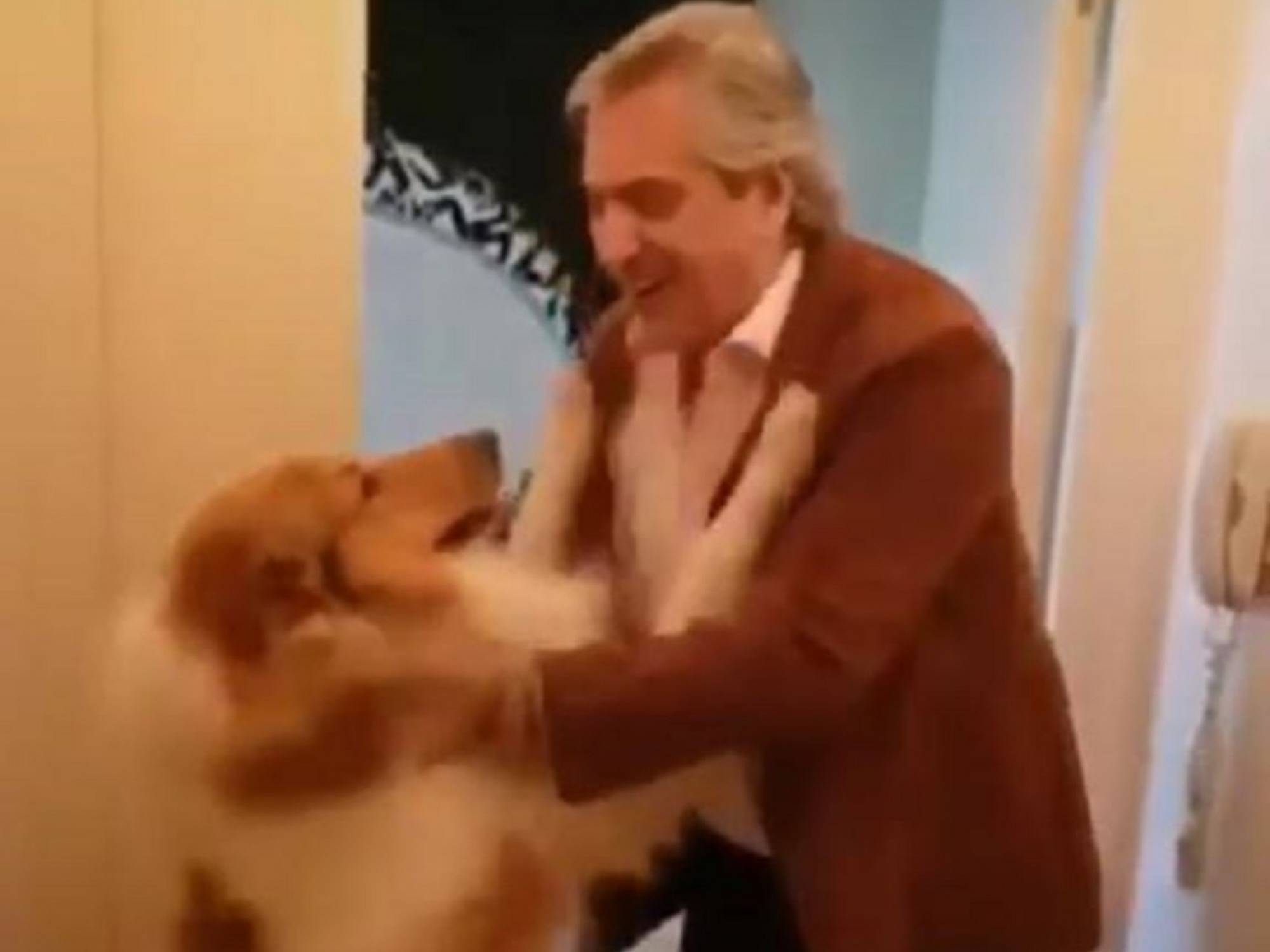 El reencuentro entre Alberto Fernández y Dylan El reencuentro entre Alberto Fernández y Dylan | El Destape