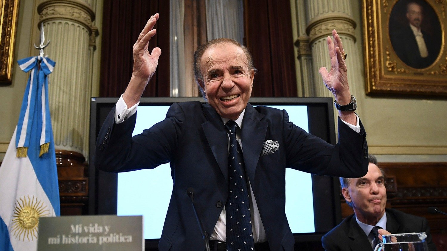 Menem felicitó a Pichetto Menem felicitó a Pichetto | El Destape