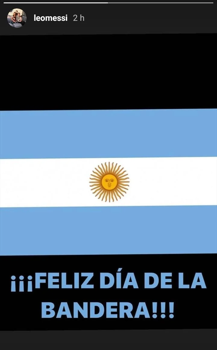 El emotivo mensaje de la AFA y Lionel Messi por el "Día de la Bandera"