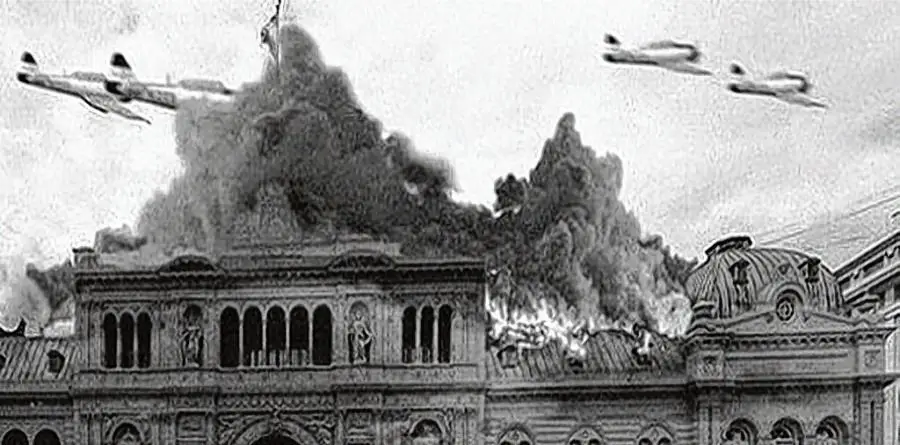 Bombardeo Plaza de Mayo 16 de junio de 1955, aviones