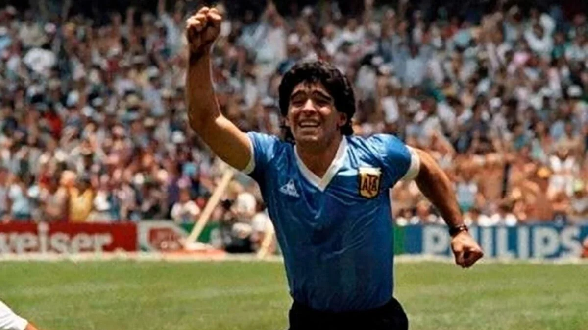 Diego Maradona, tras el gol ante los ingleses en el Mundial de México '86