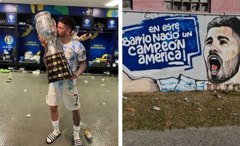 La historia detrás de los murales homenajes a De Paul en su barrio: "Vivían ahí" | Selección argentina