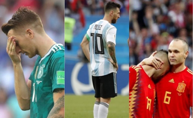 Rusia 2018 | El triste record que comparten Argentina, Alemania y España Rusia 2018 | El triste record que comparten Argentina, Alemania y España | El Destape