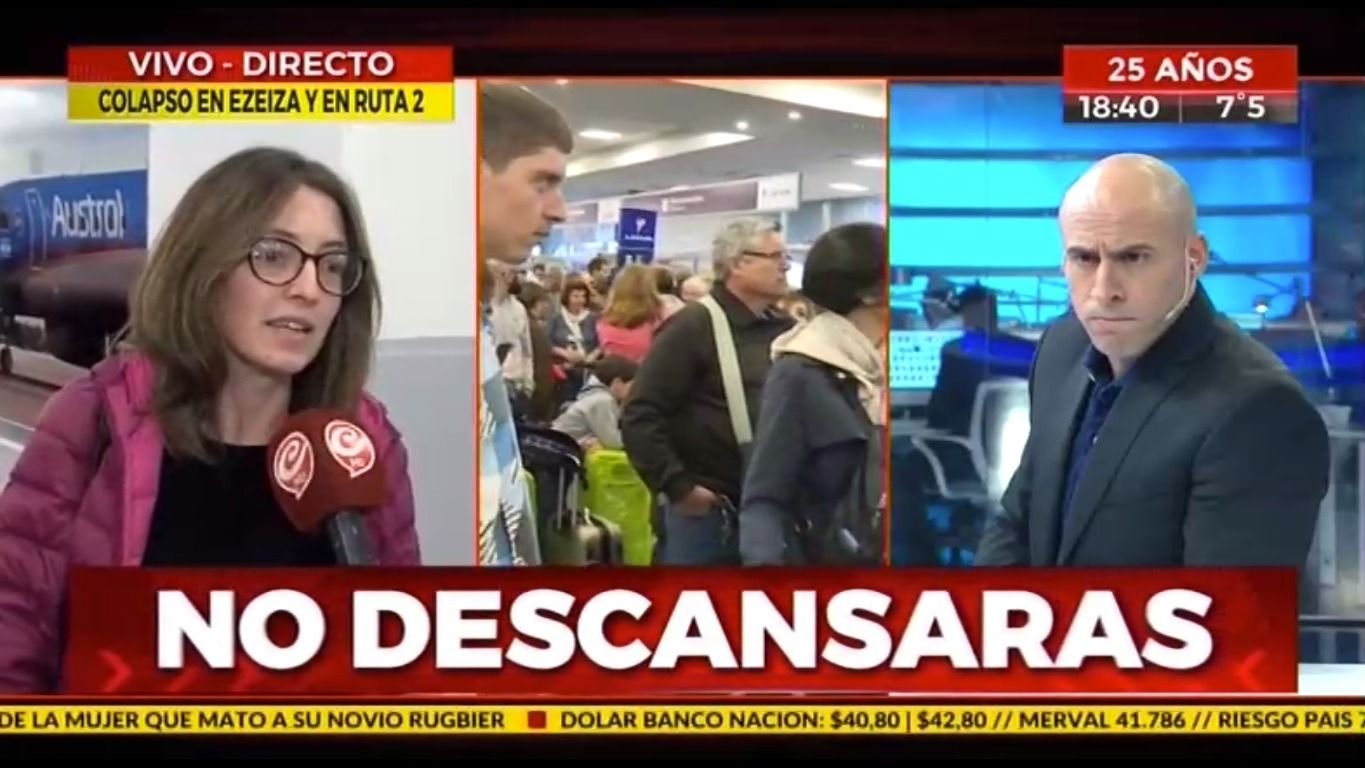 Periodista oficialista quiso ridiculizar el paro aeronáutico y quedó mal parado Periodista oficialista quiso ridiculizar el paro aeronáutico y quedó mal parado | El Destape