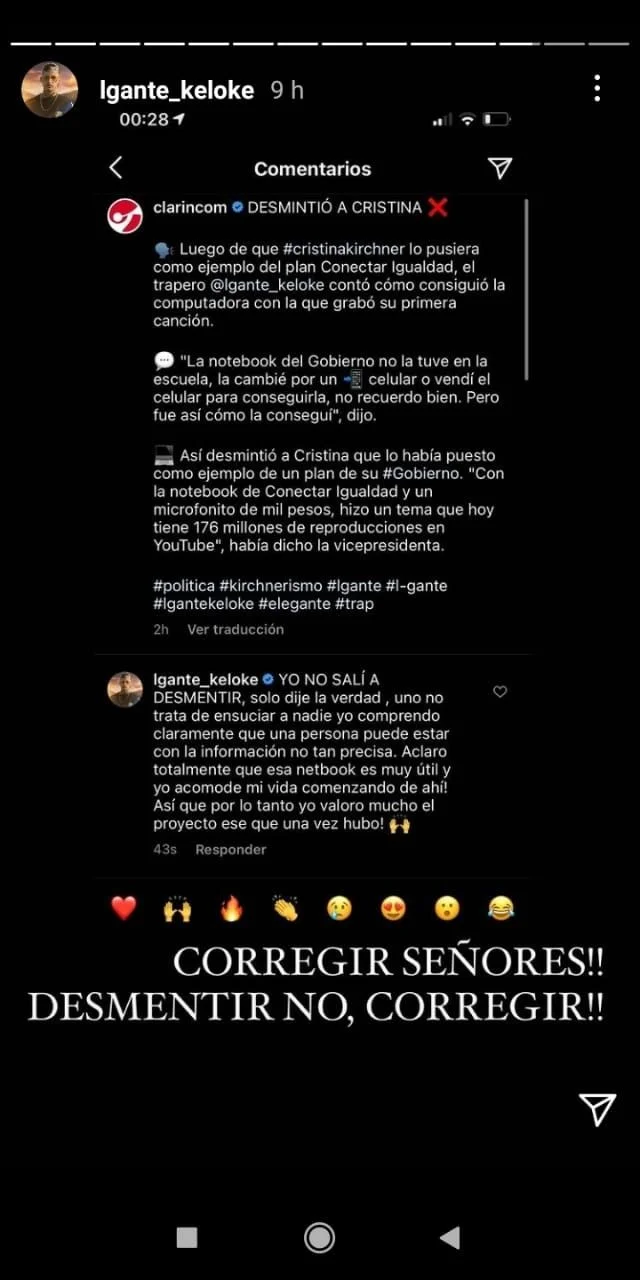 L-Gante Clarín