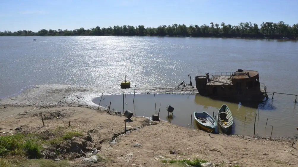 bajante del río paraná