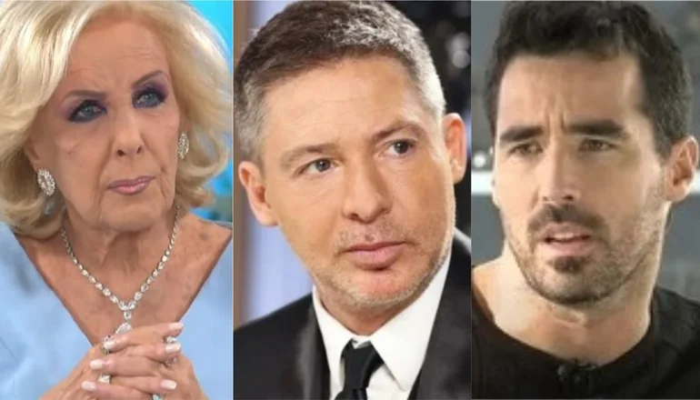 Mirtha Legrand, Adrián Suar y Nacho Viale