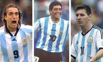 Las camisetas de la Selección Argentina en los últimos Mundiales | Selección argentina