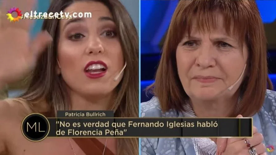 Cinthia Fernández y Patricia Bullrich se pelearon en el programa de Juana Viale