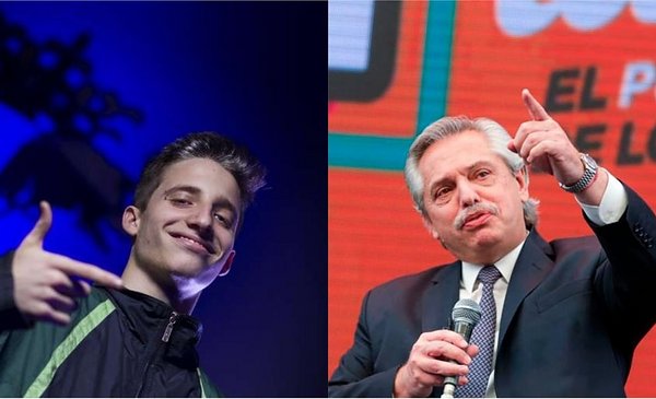 Alberto Fernández sorprendió con un elogio a Wos: "Me impresiona mucho" - Vimarsana News
