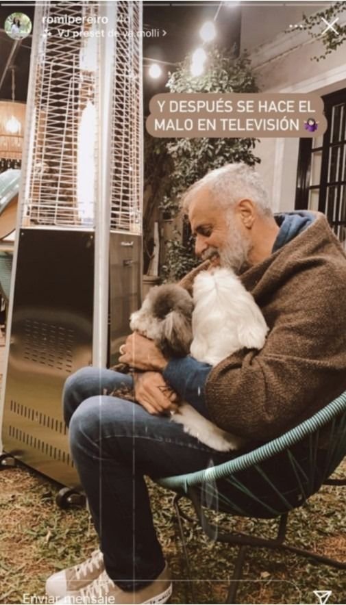 Jorge Rial, Romina Pereiro, redes sociales