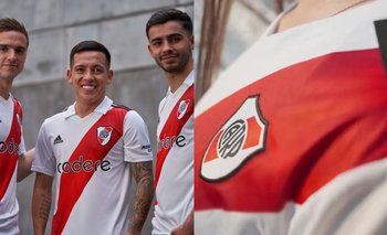 River presentó su camiseta con nuevo escudo: cuánto sale y cómo comprarla | Fútbol argentino