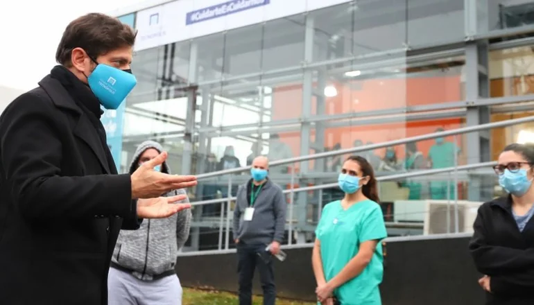 Obras, insumos e inversión: el plan de salud de Axel Kicillof frente al coronavirus en la provincia de Buenos Aires