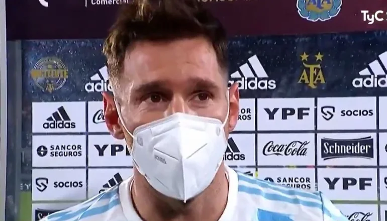El llanto conmovedor de Messi: "Gracias a Dios se me dio"