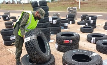 Secuestraron neumáticos importados que ingresaban ilegalmente en Entre Ríos | Contrabando