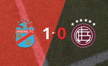 Arsenal le ganó 1-0 como local a Lanús | Argentina - liga profesional 2021
