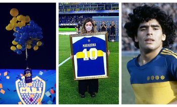 El emotivo homenaje a Maradona en el duelo entre Boca y Gimnasia | Diego armando maradona