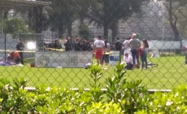 Locura en la liga local de Santa Fe: entraron a los tiros mientras se jugaba un partido de fútbol - El Destape