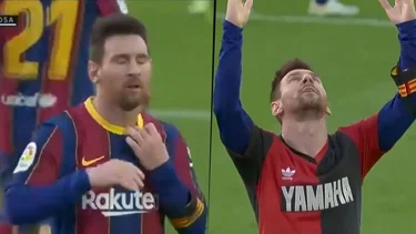 Lionel Messi: gol y homenaje a Maradona con la camiseta de Newell's