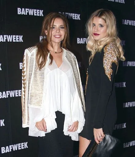 Romina Pigretti junto a Mica Tinelli.