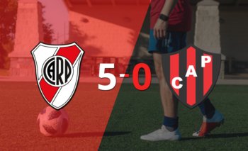 River Plate golea 5-0 como local a Patronato | Argentina - liga profesional 2021