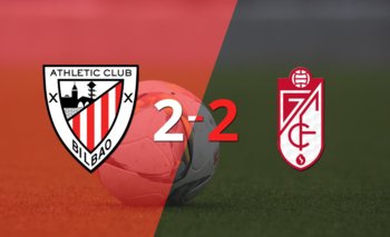 Athletic Bilbao y Granada igualaron por 2 en un vibrante partido | Cuando juegan athletic bilbao y granada