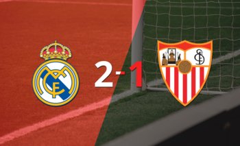 Real Madrid logró una victoria de local por 2 a 1 frente a Sevilla | Cuando juegan real madrid y sevilla