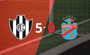 Central Córdoba (SE) golea 5-0 a Arsenal y Milton Giménez firma doblete  | Argentina - liga profesional 2021