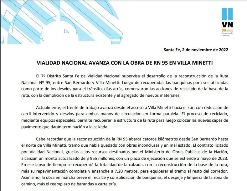 NO TIENE CARA: La senadora Losada habló de "abandono" sobre una ruta que está en construcción y Macri dejó paralizada