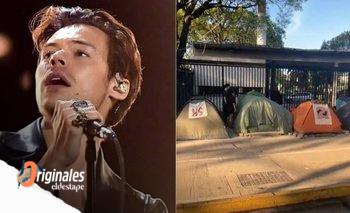 Acampe de Harry Styles: viven hace cinco meses en la puerta de River Plate | Recitales